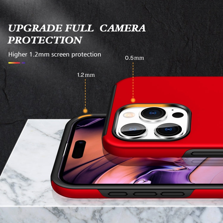 For iPhone 16 Plus Magnetic Ring Holder Phone Case(Red) - iPhone 16 Plus Cases by PMC TechLife | Online Shopping South Africa | PMC TechLife | Buy Now Pay Later Mobicred