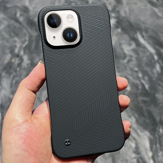 For iPhone 14 Carbon Fiber Frameless Cooling Phone Case(Black) - iPhone 14 Cases by PMC Jewellery | Online Shopping South Africa | PMC Jewellery | Buy Now Pay Later Mobicred