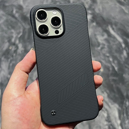 For iPhone 14 Pro Max Carbon Fiber Frameless Cooling Phone Case(Black) - iPhone 14 Pro Max Cases by PMC Jewellery | Online Shopping South Africa | PMC Jewellery | Buy Now Pay Later Mobicred