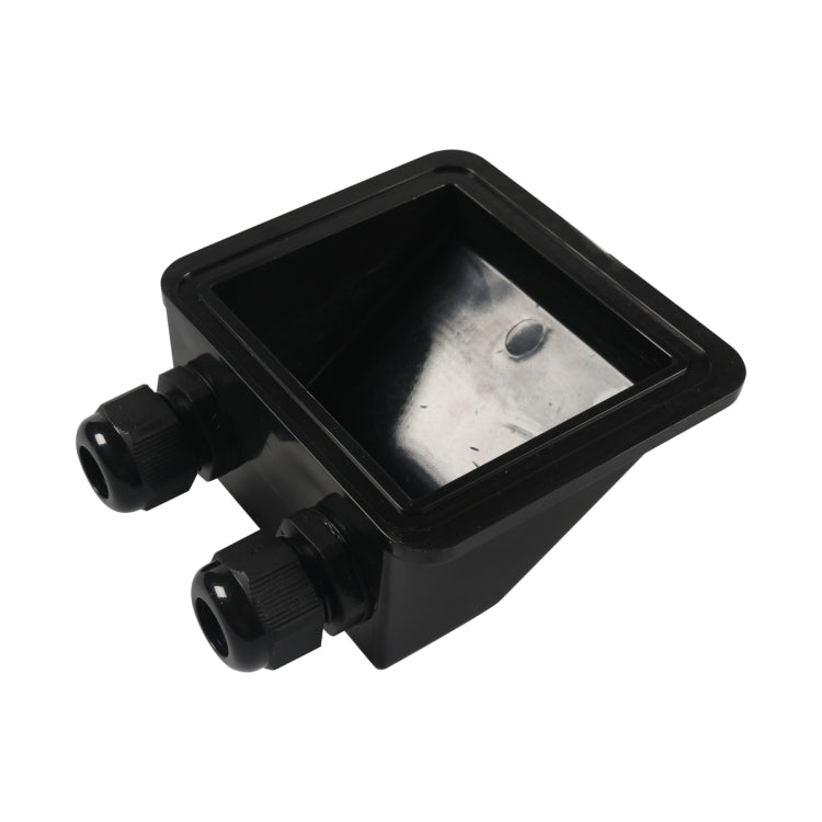 RV Sealed Waterproof Solar Double Cable Entry Gland Box(Black) - Other Tools by PMC TechLife | Online Shopping South Africa | PMC TechLife | Buy Now Pay Later Mobicred