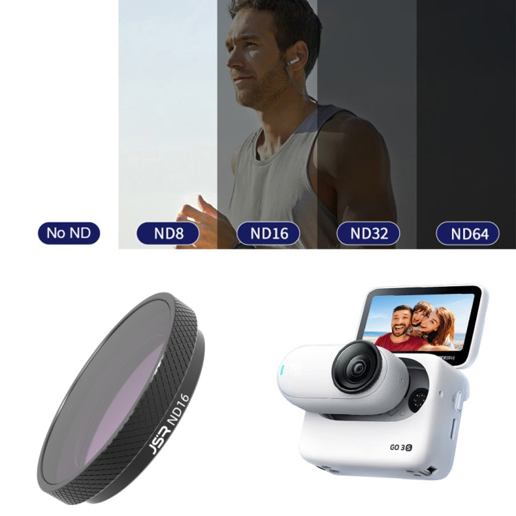 For Insta360 GO 3S JUNESTAR Camera Lens Filter, Filter:ND16 - free shipping - PMC TechLife - Order now!