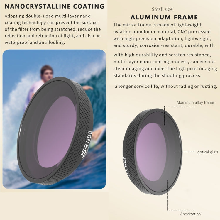For Insta360 GO 3S JUNESTAR Camera Lens Filter, Filter:CPL - free shipping - PMC TechLife - Order now!