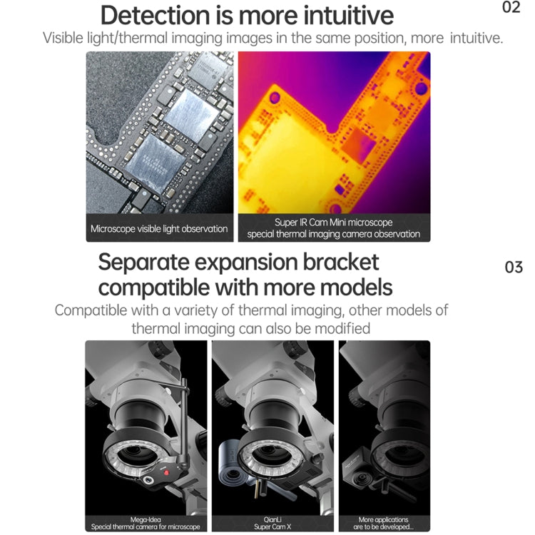 Mega-Idea Super IR Cam Mini Microscope Thermal Imager - Test Tools by PMC TechLife | Online Shopping South Africa | PMC TechLife | Buy Now Pay Later Mobicred