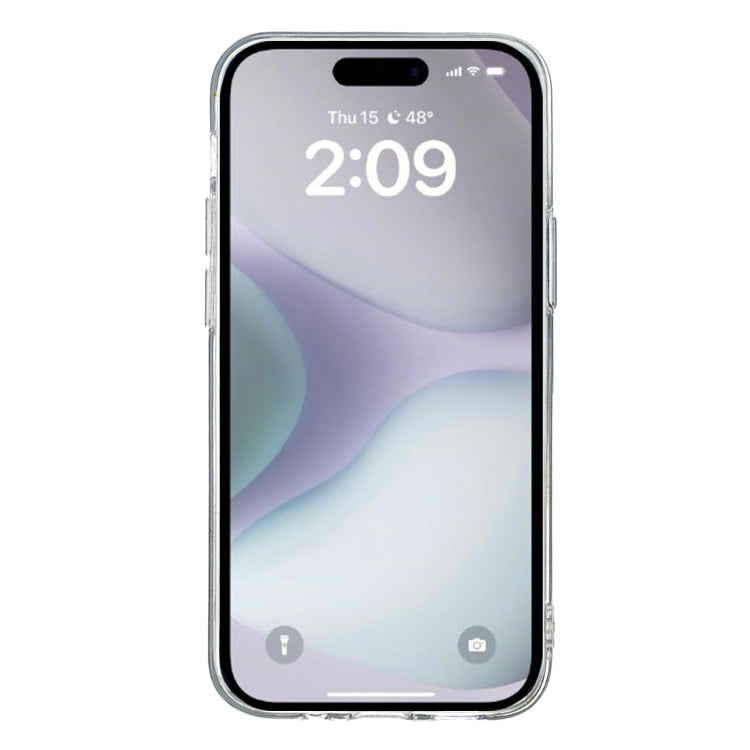 For iPhone 16 Colored Drawing Pattern Transparent TPU Phone Case(Panda) - iPhone 16 Cases by PMC TechLife | Online Shopping South Africa | PMC TechLife | Buy Now Pay Later Mobicred