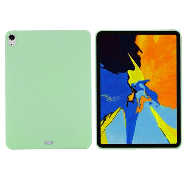 For iPad Air 13 2024 Pure Color Liquid Silicone Shockproof Tablet Case(Green) - iPad Air 13 2024 Cases by PMC Jewellery | Online Shopping South Africa | PMC Jewellery | Buy Now Pay Later Mobicred