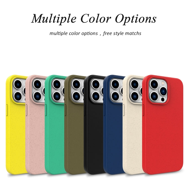 For iPhone 16 Plus Wheat Straw TPU Phone Case(Yellow) - iPhone 16 Plus Cases by PMC TechLife | Online Shopping South Africa | PMC TechLife | Buy Now Pay Later Mobicred