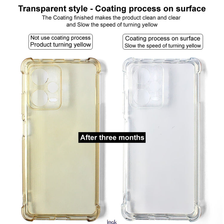 For HTC U24 Pro imak Shockproof Airbag TPU Phone Case(Transparent) - More Brand by imak | Online Shopping South Africa | PMC Jewellery | Buy Now Pay Later Mobicred