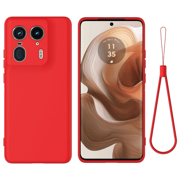 For Motorola Moto X50 Ultra Solid Color Liquid Silicone Dropproof Full Coverage Phone Case(Red) - free shipping - PMC TechLife - Order now!