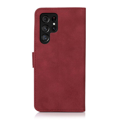 For Samsung Galaxy S25 Ultra 5G KHAZNEH Matte Texture Leather Phone Case(Red) - Galaxy S25 Ultra 5G Cases by PMC Jewellery | Online Shopping South Africa | PMC Jewellery | Buy Now Pay Later Mobicred