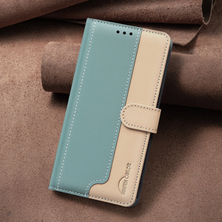 For iPhone 16 Pro Max Color Matching RFID Anti-theft Leather Phone Case(Green) - free shipping - PMC TechLife - Order now!