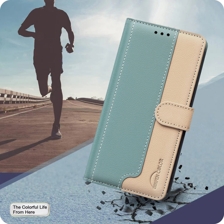 For iPhone 16 Pro Max Color Matching RFID Anti-theft Leather Phone Case(Green) - free shipping - PMC TechLife - Order now!