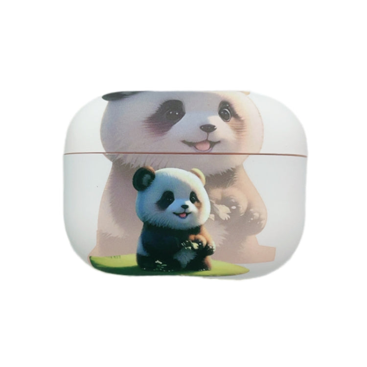 For AirPods Pro 2 Phantom Panda Pattern Earbuds Box Frosted TPU Case(White) - For AirPods Pro 2 by PMC Jewellery | Online Shopping South Africa | PMC Jewellery | Buy Now Pay Later Mobicred