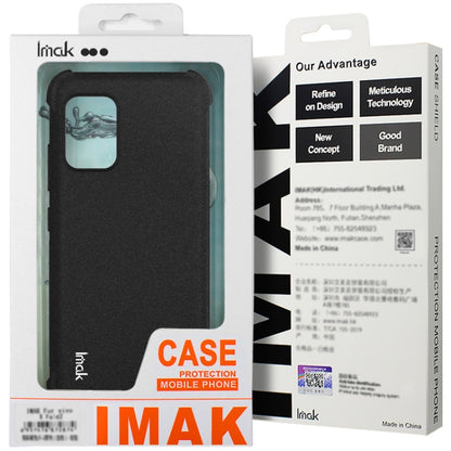 For iPhone 16 Pro Max imak Shockproof Airbag TPU Phone Case(Transparent Black) - iPhone 16 Pro Max Cases by imak | Online Shopping South Africa | PMC Jewellery | Buy Now Pay Later Mobicred