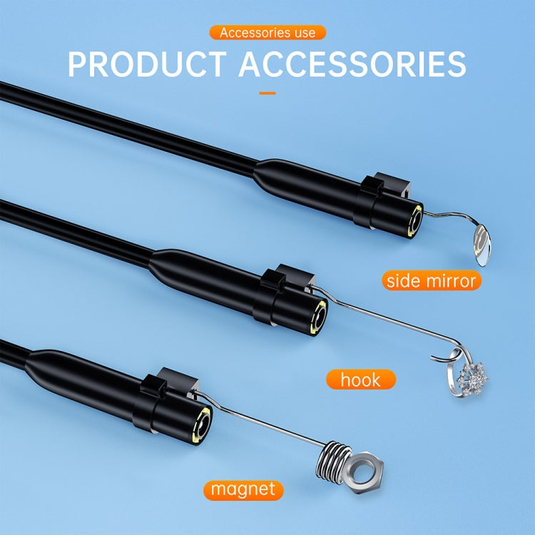 AN112 2 in 1 USB-C / Type-C + 8 Pin Interface 5.5mm HD Industry Endoscope, Length:1m Soft Tube -  by PMC Jewellery | Online Shopping South Africa | PMC Jewellery | Buy Now Pay Later Mobicred