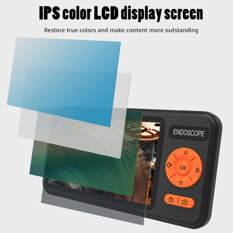 T29 5 inch IPS Screen 5.5mm Single Lens IP67 Waterproof Industrial Endoscope With Bracket, Length:10m -  by PMC TechLife | Online Shopping South Africa | PMC TechLife | Buy Now Pay Later Mobicred