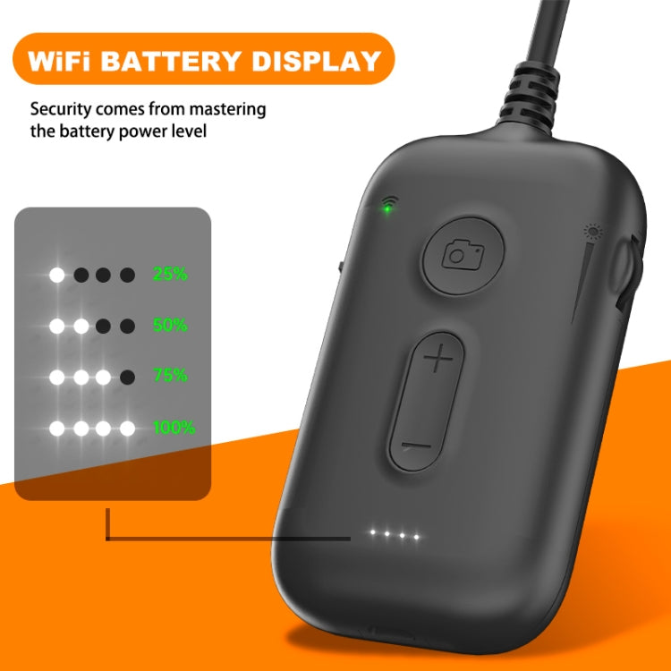 Y15 5.5mm Single Camera WiFi Connected Hard Cable HD Industrial Endoscope, Length:10m(Black) -  by PMC TechLife | Online Shopping South Africa | PMC TechLife | Buy Now Pay Later Mobicred