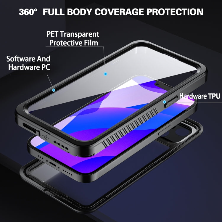 For iPhone 13 RedPepper Shockproof IP68 Waterproof PC + TPU Protective Case(Black) - free shipping - PMc TechLife - Order now!