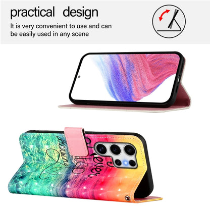 For Samsung Galaxy S25 Ultra 5G 3D Painting Horizontal Flip Leather Phone Case(Chasing Dreams) - Galaxy S25 Ultra 5G Cases by PMC Jewellery | Online Shopping South Africa | PMC Jewellery | Buy Now Pay Later Mobicred