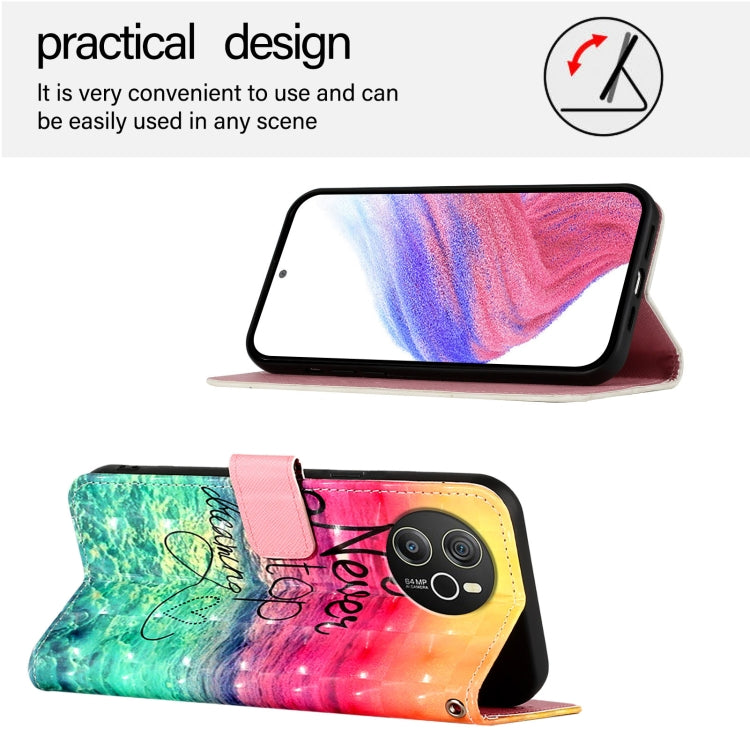 For Blackview Shark 8 3D Painting Horizontal Flip Leather Phone Case(Chasing Dreams) - More Brand by PMC Jewellery | Online Shopping South Africa | PMC Jewellery | Buy Now Pay Later Mobicred