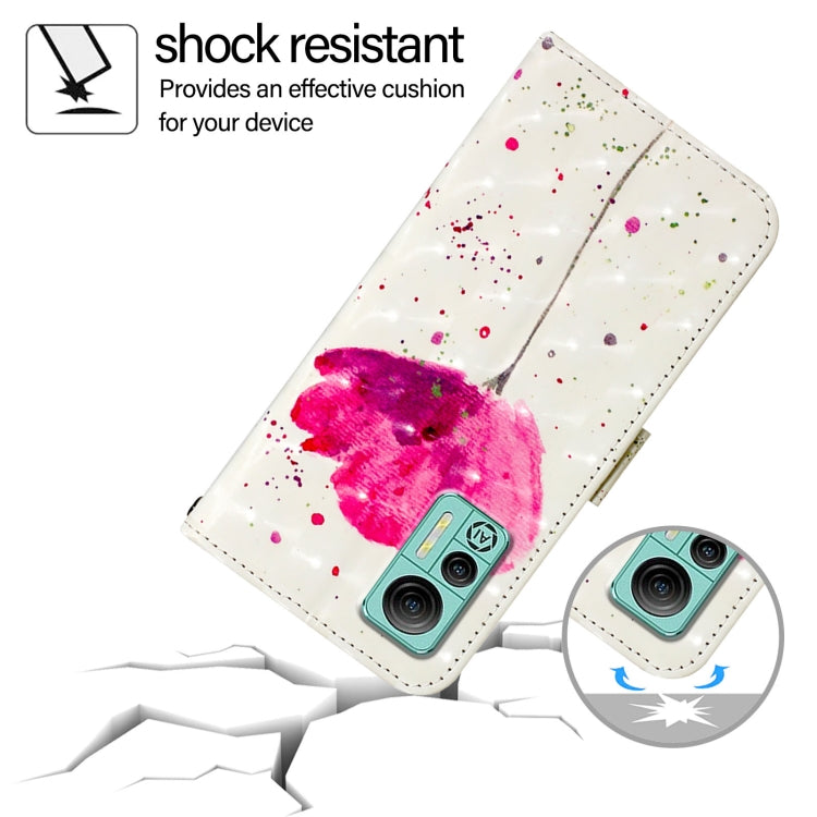 For Ulefone Note 14 3D Painting Horizontal Flip Leather Phone Case(Flower) - Ulefone Cases by PMC Jewellery | Online Shopping South Africa | PMC Jewellery | Buy Now Pay Later Mobicred
