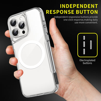 For iPhone 16 Pro MagSafe Acrylic + TPU Transparent Full Coverage Phone Case - iPhone 16 Pro Cases by PMC Jewellery | Online Shopping South Africa | PMC Jewellery | Buy Now Pay Later Mobicred