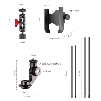 Bicycle Handlebar Holder Pea Clip Adapter Set - Bicycle Handlebar Mount by PMC Jewellery | Online Shopping South Africa | PMC Jewellery | Buy Now Pay Later Mobicred