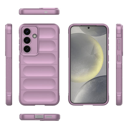 For Samsung Galaxy S25 5G Magic Shield TPU + Flannel Phone Case(Purple) - Galaxy S25 5G Cases by PMC Jewellery | Online Shopping South Africa | PMC Jewellery | Buy Now Pay Later Mobicred