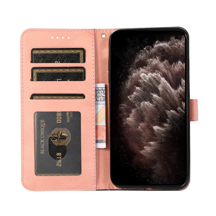 For Samsung Galaxy S25+ 5G Dual-color Stitching Leather Phone Case(Black Rose Gold) - Galaxy S25+ 5G Cases by PMC TechLife | Online Shopping South Africa | PMC TechLife | Buy Now Pay Later Mobicred