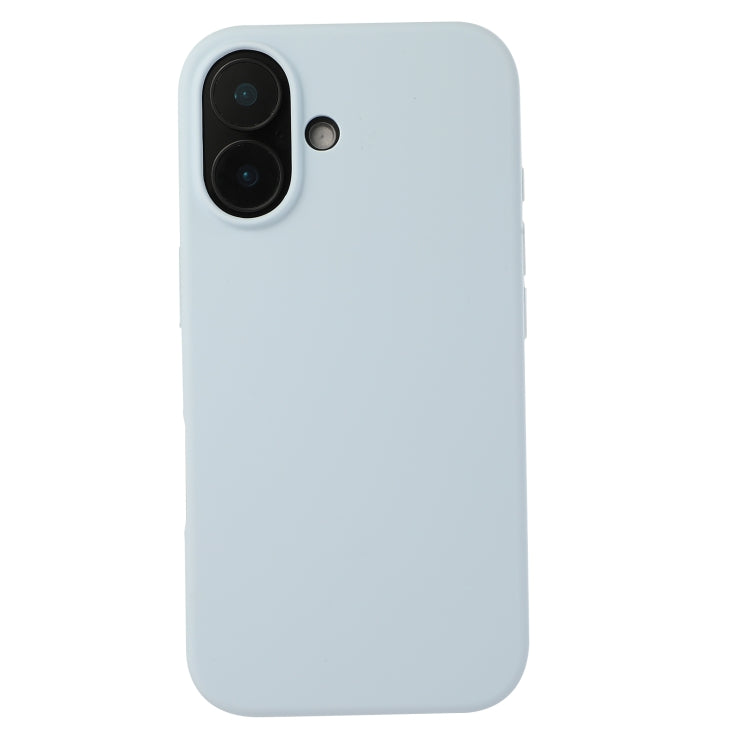 For iPhone 16 Plus Liquid Silicone Phone Case(Sky Blue) - iPhone 16 Plus Cases by PMC Jewellery | Online Shopping South Africa | PMC Jewellery | Buy Now Pay Later Mobicred