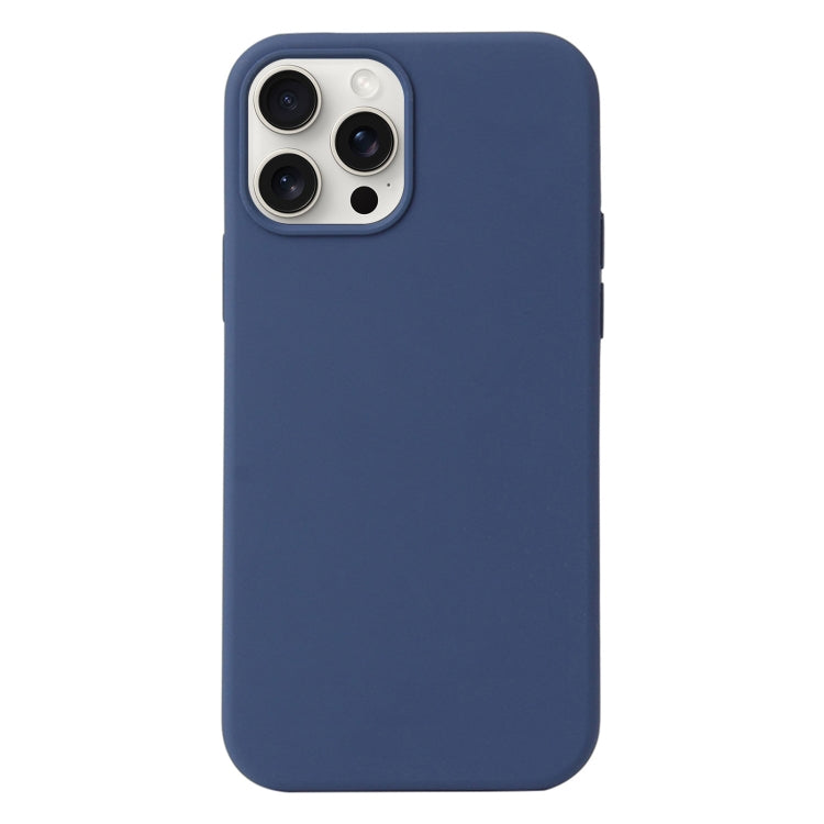 For iPhone 16 Pro Liquid Silicone Phone Case(Blue) - iPhone 16 Pro Cases by PMC Jewellery | Online Shopping South Africa | PMC Jewellery | Buy Now Pay Later Mobicred