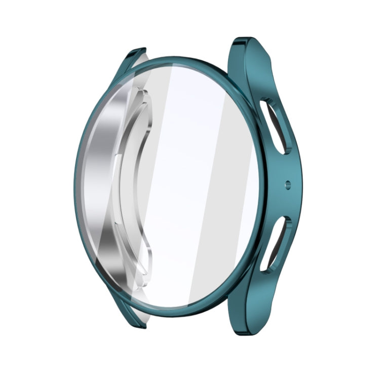 For Samsung Galaxy Watch FE 40mm Full Coverage Electroplated TPU Watch Protective Case(Cyan) - Watch Cases by PMC TechLife | Online Shopping South Africa | PMC TechLife | Buy Now Pay Later Mobicred