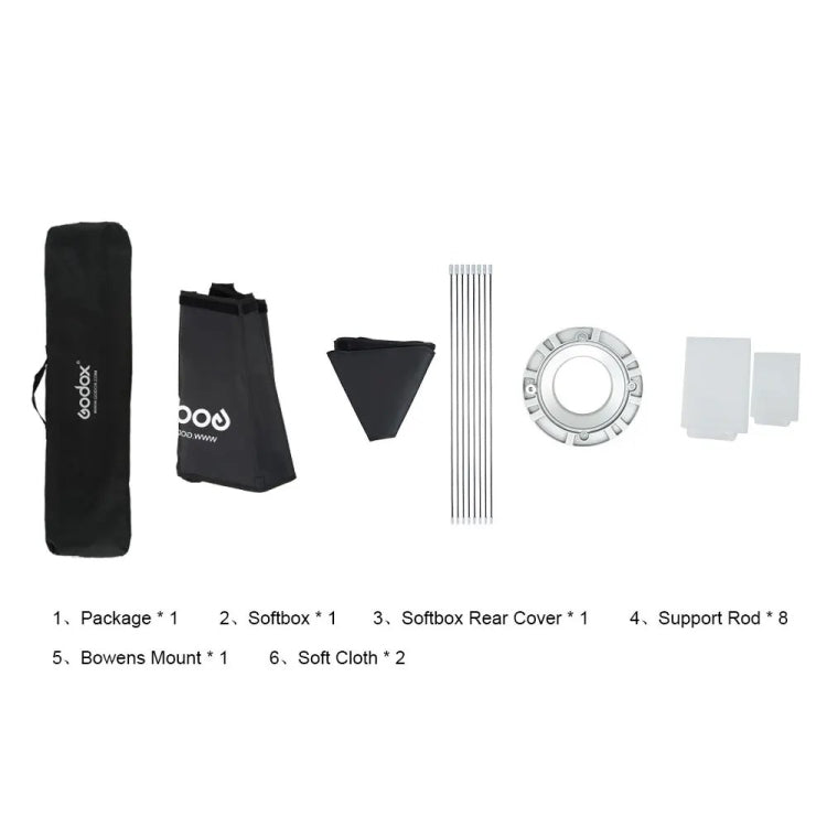 Godox Octagon Softbox Flash Speedlite Studio Photo Light Soft Box with Bowens Mount, Size:140cm - free shipping - PMC TechLife - Order now!