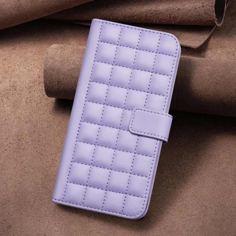 For Google Pixel 9 Square Texture Leather Phone Case(Purple) - Google Cases by PMC TechLife | Online Shopping South Africa | PMC TechLife | Buy Now Pay Later Mobicred