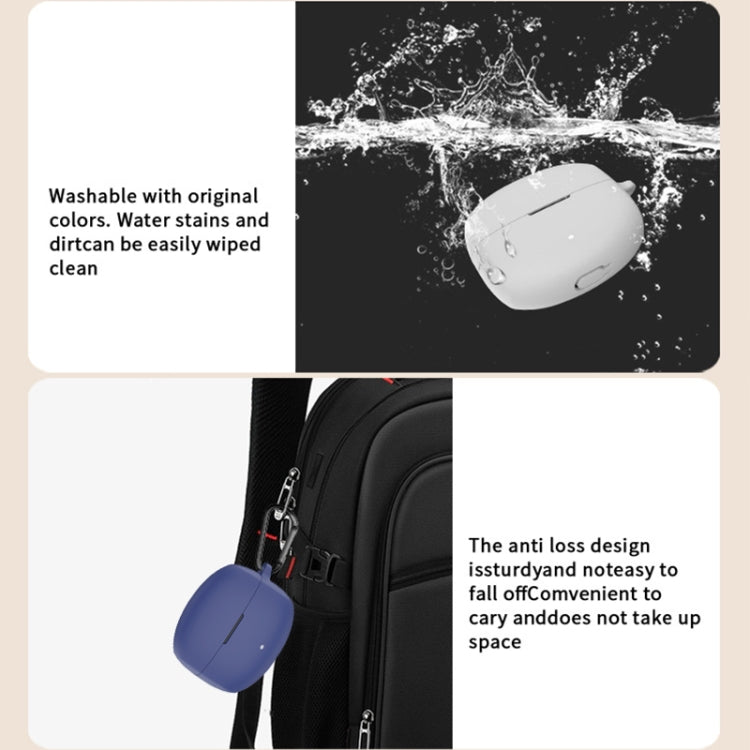 For EDIFIER Lolli Pro 3 Wireless Earphones Silicone Protective Case(White) - Other Earphone Case by PMC Jewellery | Online Shopping South Africa | PMC Jewellery | Buy Now Pay Later Mobicred