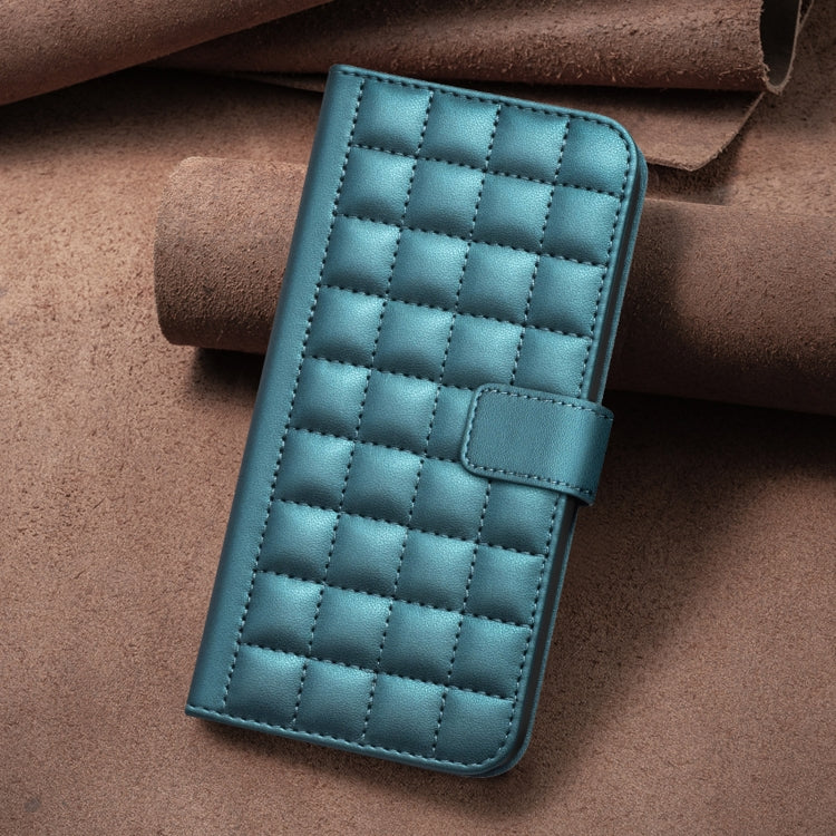 For iPhone 16 Square Texture Leather Phone Case(Green) - free shipping - PMC TechLife - Order now!
