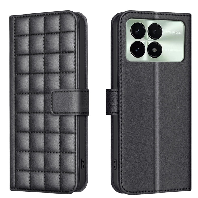 For Redmi K70 / K70 Pro Square Texture Leather Phone Case(Black) - Xiaomi Cases by PMC Jewellery | Online Shopping South Africa | PMC Jewellery | Buy Now Pay Later Mobicred