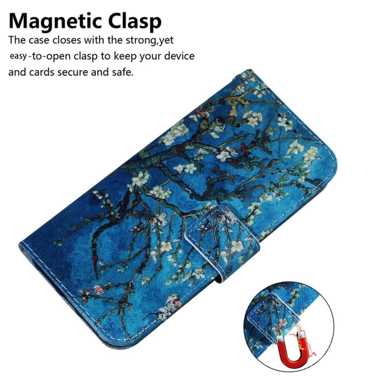 For Samsung Galaxy S25 5G Coloured Drawing Flip Leather Phone Case(Apricot) - Galaxy S25 5G Cases by PMC Jewellery | Online Shopping South Africa | PMC Jewellery | Buy Now Pay Later Mobicred