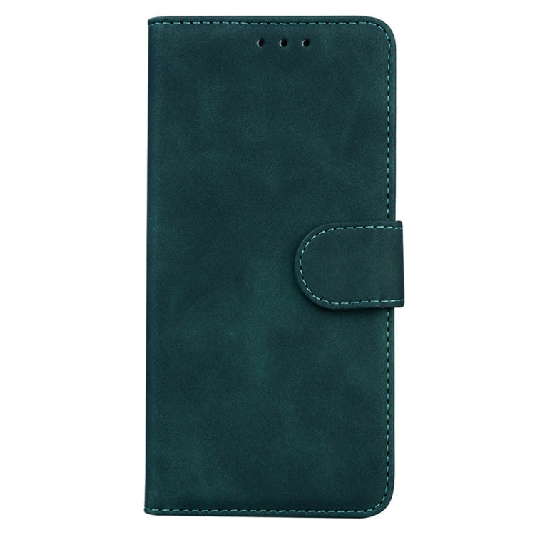 For Samsung Galaxy S25 Ultra 5G Skin Feel Pure Color Flip Leather Phone Case(Green) - Galaxy S25 Ultra 5G Cases by PMC Jewellery | Online Shopping South Africa | PMC Jewellery | Buy Now Pay Later Mobicred