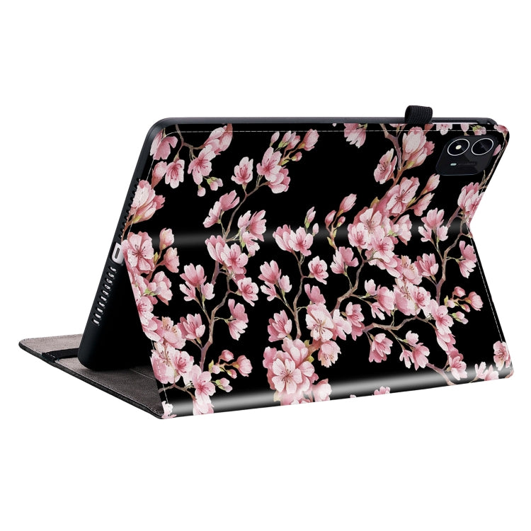 For itel Pad One 10.1 Crystal Texture Painted Leather Smart Tablet Case(Plum Bossom) - Others by PMC TechLife | Online Shopping South Africa | PMC TechLife | Buy Now Pay Later Mobicred