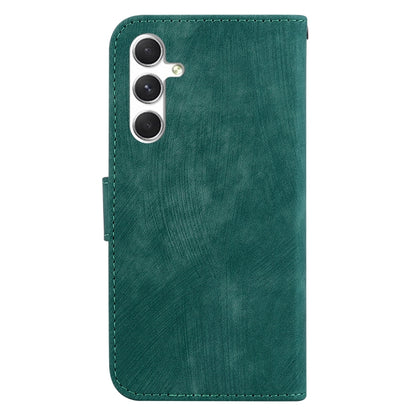 For Samsung Galaxy S25 5G Little Tiger Embossed Leather Phone Case(Green) - Galaxy S25 5G Cases by PMC Jewellery | Online Shopping South Africa | PMC Jewellery | Buy Now Pay Later Mobicred