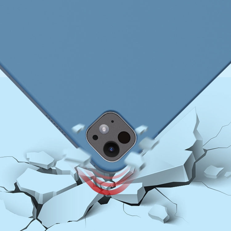 For iPad Pro 11 2024 Mutural Silicone Microfiber Tablet Case(Pink) - free shipping - PMc TechLife - Order now!