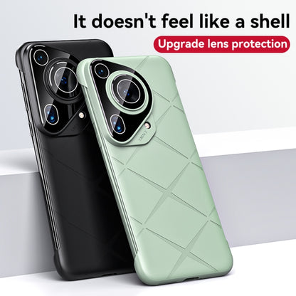 For Huawei Pura 70 Ultra Borderless Upshrink Camera Protection Magnetic Phone Case(Green) - Huawei Cases by PMC Jewellery | Online Shopping South Africa | PMC Jewellery | Buy Now Pay Later Mobicred