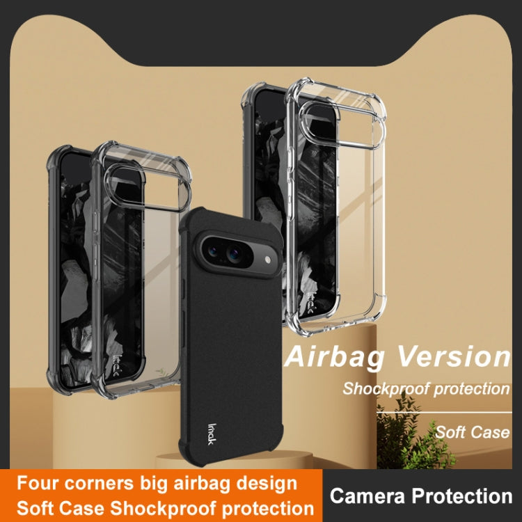 For Google Pixel 9 / Pixel 9 Pro imak Shockproof Airbag TPU Phone Case(Transparent) - Google Cases by imak | Online Shopping South Africa | PMC TechLife | Buy Now Pay Later Mobicred