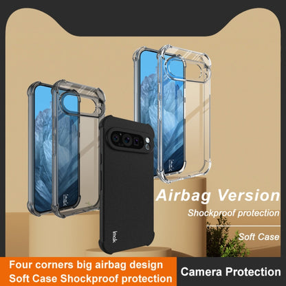 For Google Pixel 9 Pro XL imak Shockproof Airbag TPU Phone Case(Transparent Black) - Google Cases by imak | Online Shopping South Africa | PMC Jewellery | Buy Now Pay Later Mobicred