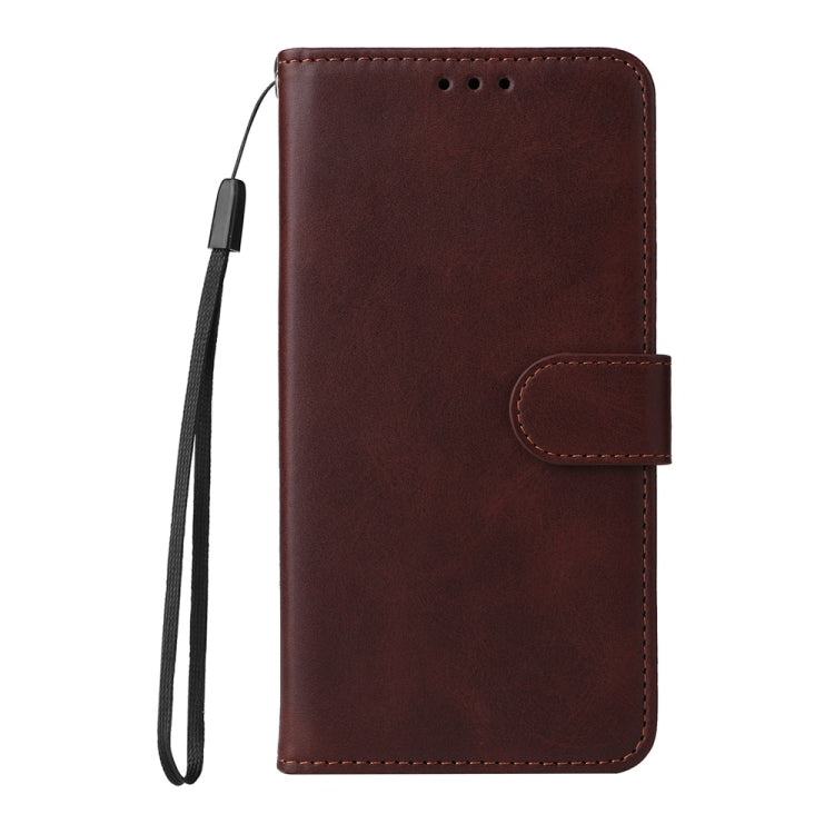 For Samsung Galaxy S25 Ultra 5G Classic Calf Texture Flip Leather Phone Case(Brown) - Galaxy S25 Ultra 5G Cases by PMC Jewellery | Online Shopping South Africa | PMC Jewellery | Buy Now Pay Later Mobicred