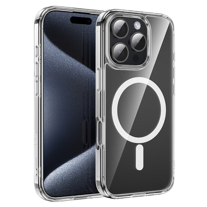 For iPhone 16 Pro Max BOROFONE BI5 Ice Shield Series MagSafe Magnetic Phone Case(Transparent) - iPhone 16 Pro Max Cases by Borofone | Online Shopping South Africa | PMC Jewellery | Buy Now Pay Later Mobicred