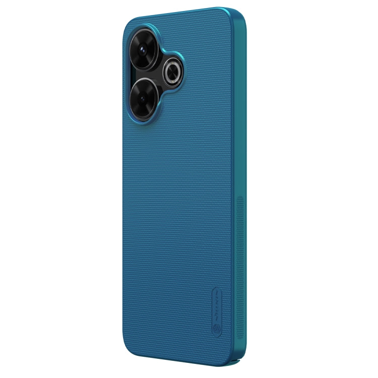 For Xiaomi Poco M6 4G NILLKIN Frosted PC Phone Case(Blue) - free shipping - PMC Jewellery - Order now!