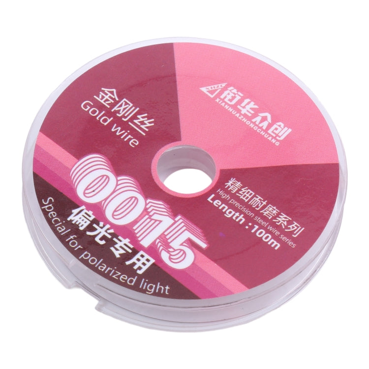 0.015mm x 100m LCD Filter Polarizing Films Separation Diamond Wire - free shipping - PMC Jewellery - Order now!