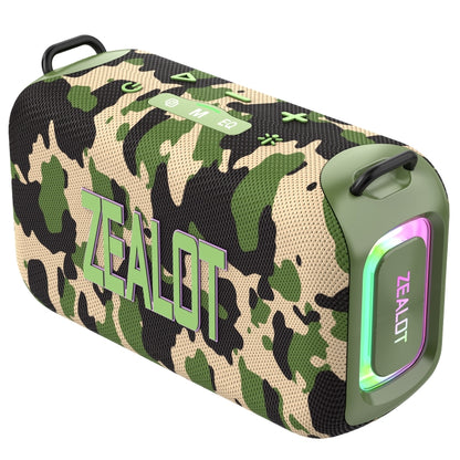 Zealot S85 50W Outdoor Waterproof Portable Bluetooth Speaker(Camouflage) - Waterproof Speaker by ZEALOT | Online Shopping South Africa | PMC Jewellery | Buy Now Pay Later Mobicred