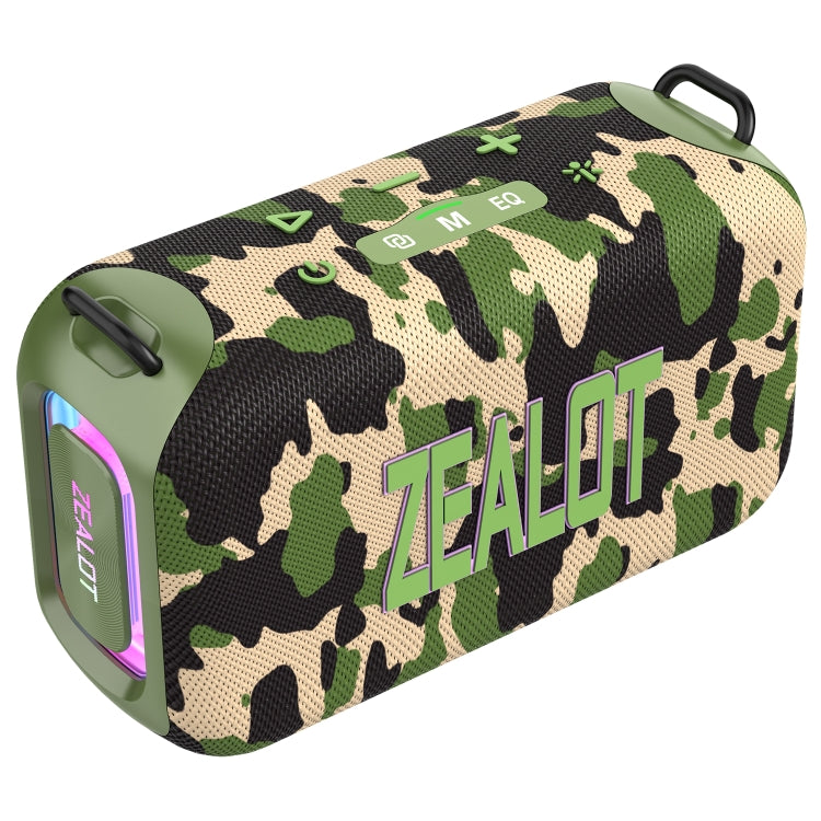 Zealot S85 50W Outdoor Waterproof Portable Bluetooth Speaker(Camouflage) - Waterproof Speaker by ZEALOT | Online Shopping South Africa | PMC Jewellery | Buy Now Pay Later Mobicred